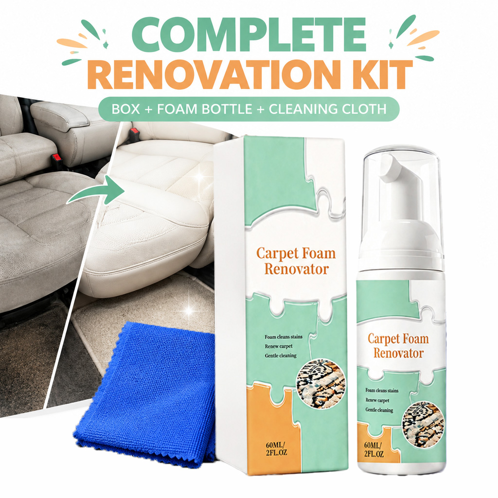 Seat Cleaner Fabric - Removedor de manchas para carpetes, espuma,