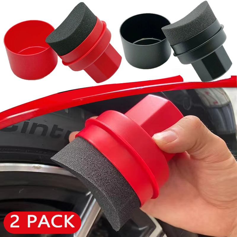 Interior Detailing Kit - Escova de Esponja Curva para Polimento