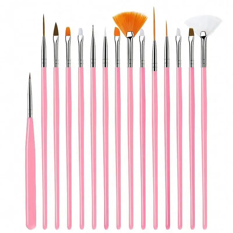 Detailing Brush Set - Conjunto de 15 pincéis de pintura
