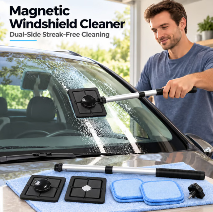 Glass Cleaner Streak - Limpador de para-brisas de carro com