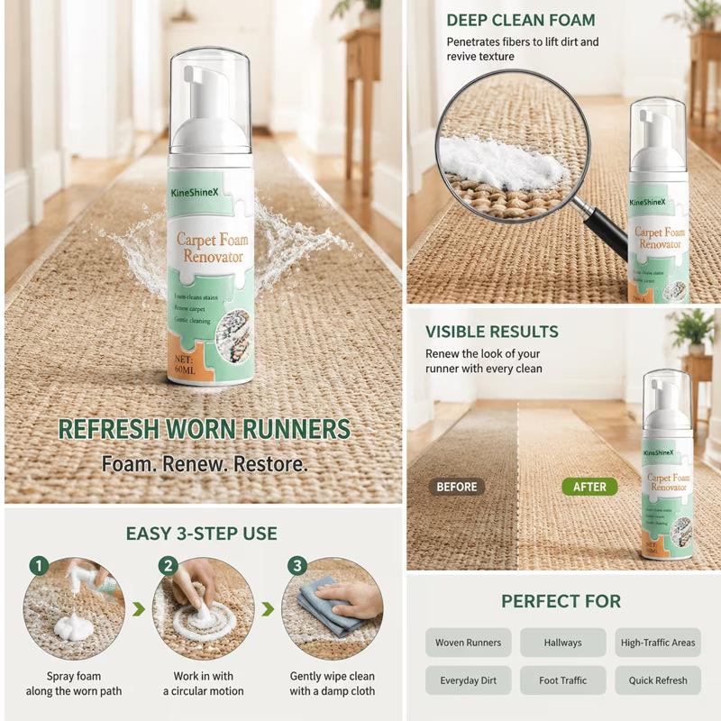 Seat Cleaner Fabric - Removedor de Manchas para Carpete, Espuma