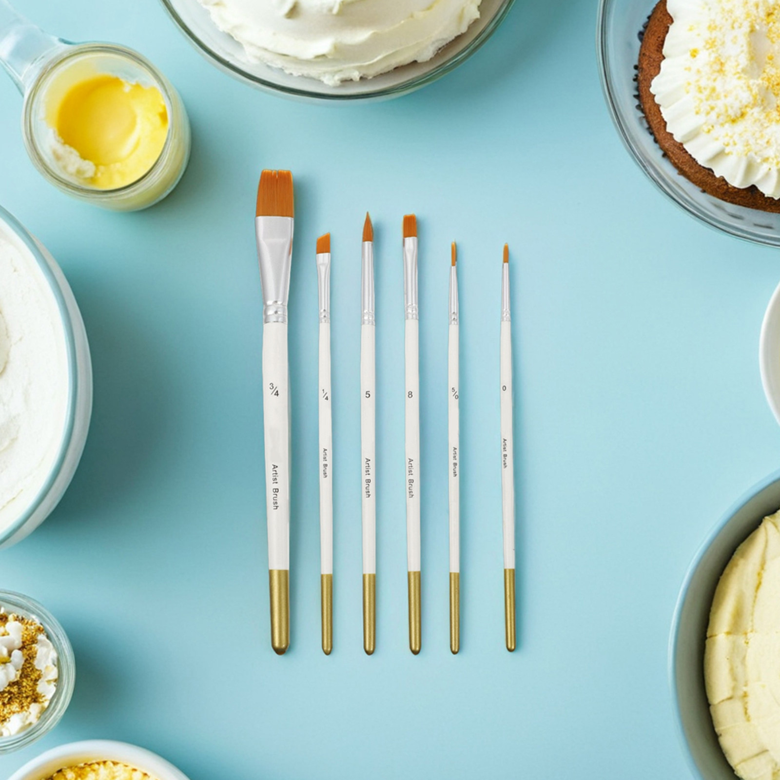 Detailing Brush Set - Conjunto de 12 Pincéis para Decoração